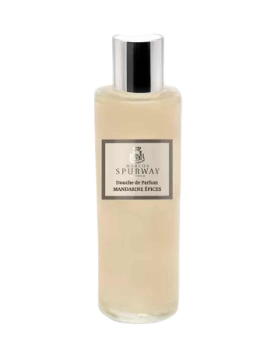 douche gel heren Marcus Spurway mandarines-epices